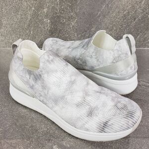 Isaac Mizrahi Live Sneakers Womens 8 M Gray Tie Dye Casual Athletic Shoes